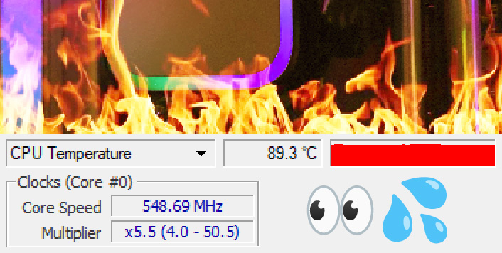 I'm a professional vet, and let me tell you: CPUs only do this when they're extremely stressed.