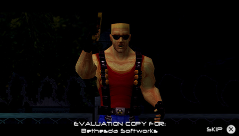 Again, not the DNF2001 leak. This is the never-released Duke Nukem Critical Mass for PSP.